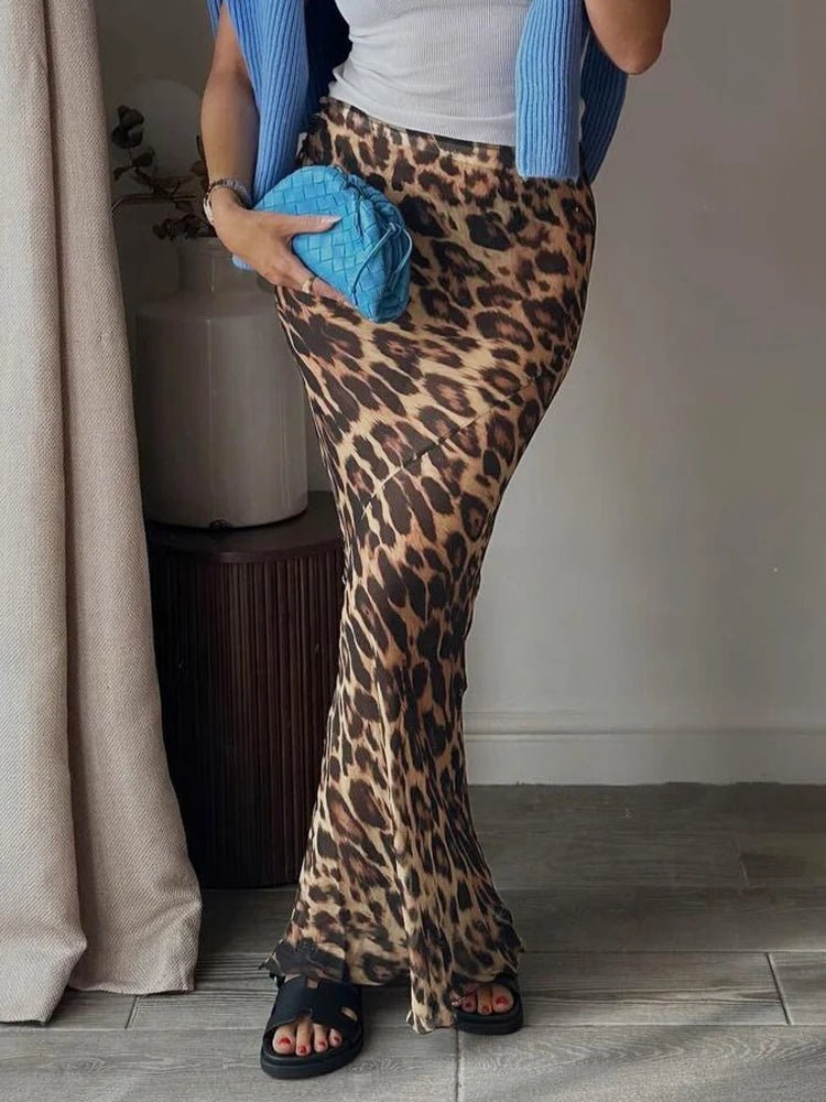 Sexy Elegant Skirt Leopard Printed - Lunara shop