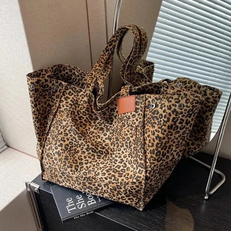 Leopard Vintage Bag - Lunara shop