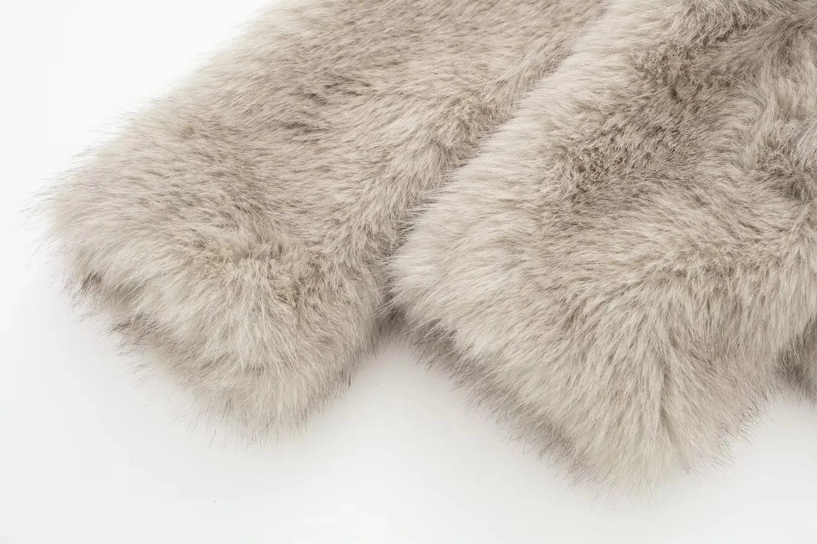 Elegant Faux Fur Coat Warm Fluffy - Lunara shop