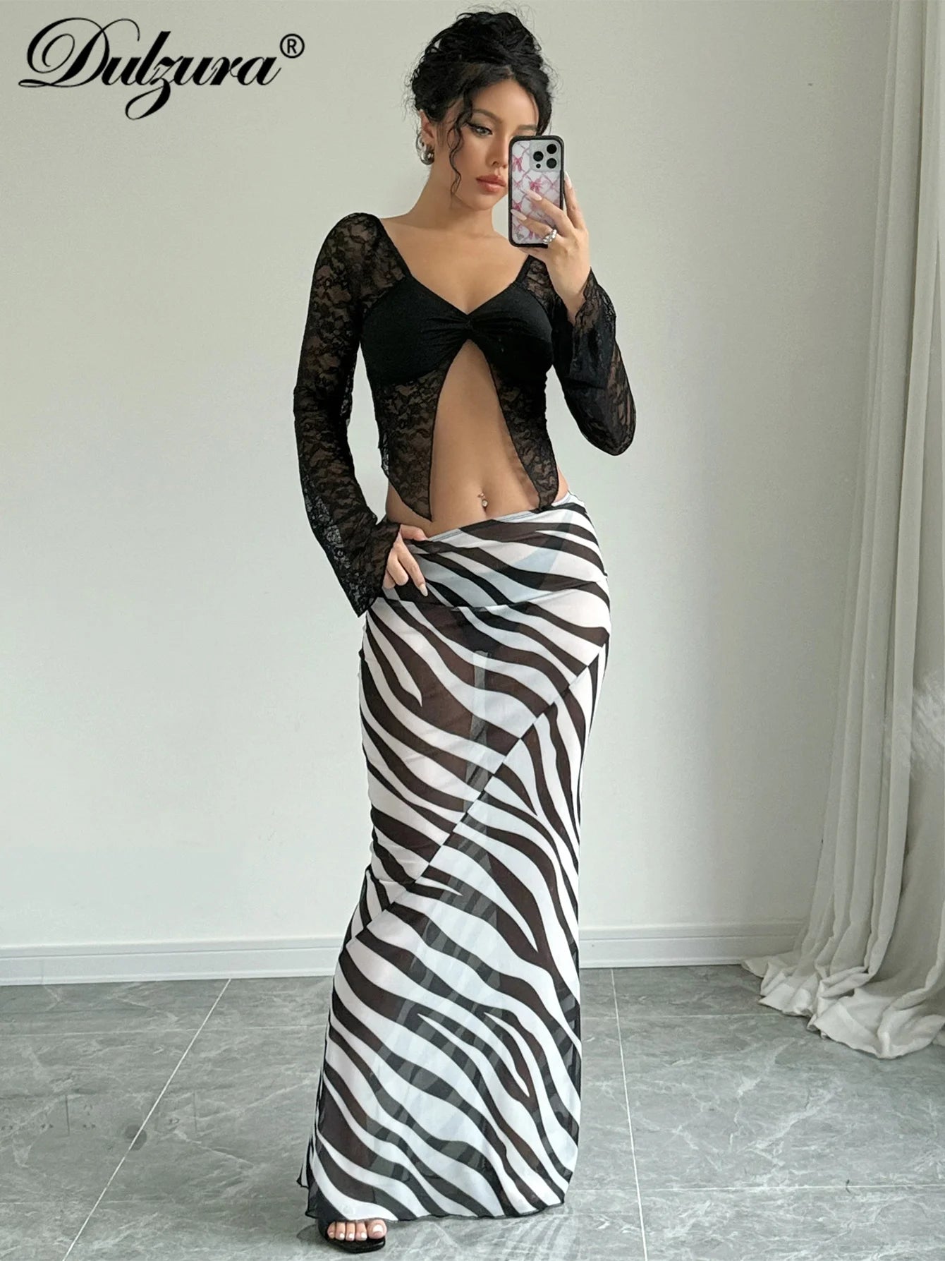 Sexy Elegant Skirt Leopard Printed