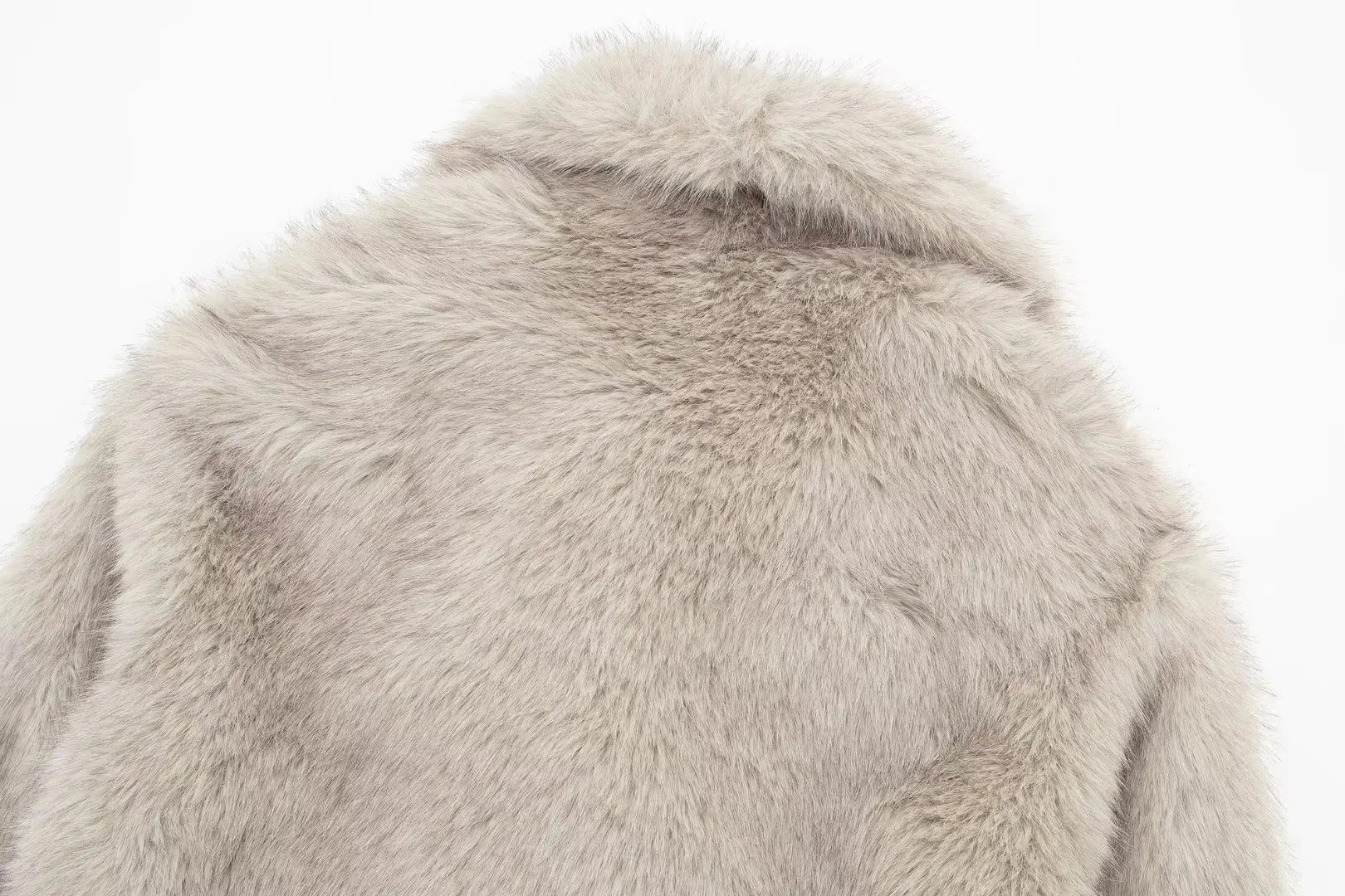 Elegant Faux Fur Coat Warm Fluffy - Lunara shop