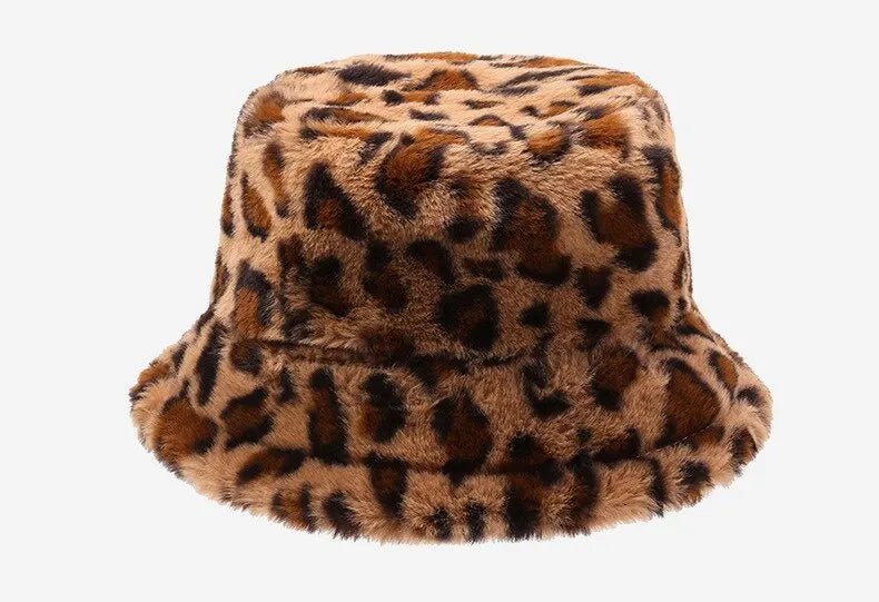 Hat Animal Print Bucket Hat - Lunara shop