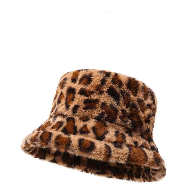 Hat Animal Print Bucket Hat - Lunara shop