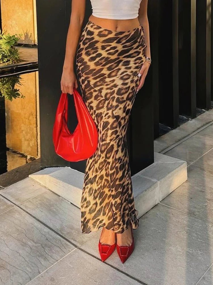 Sexy Elegant Skirt Leopard Printed - Lunara shop