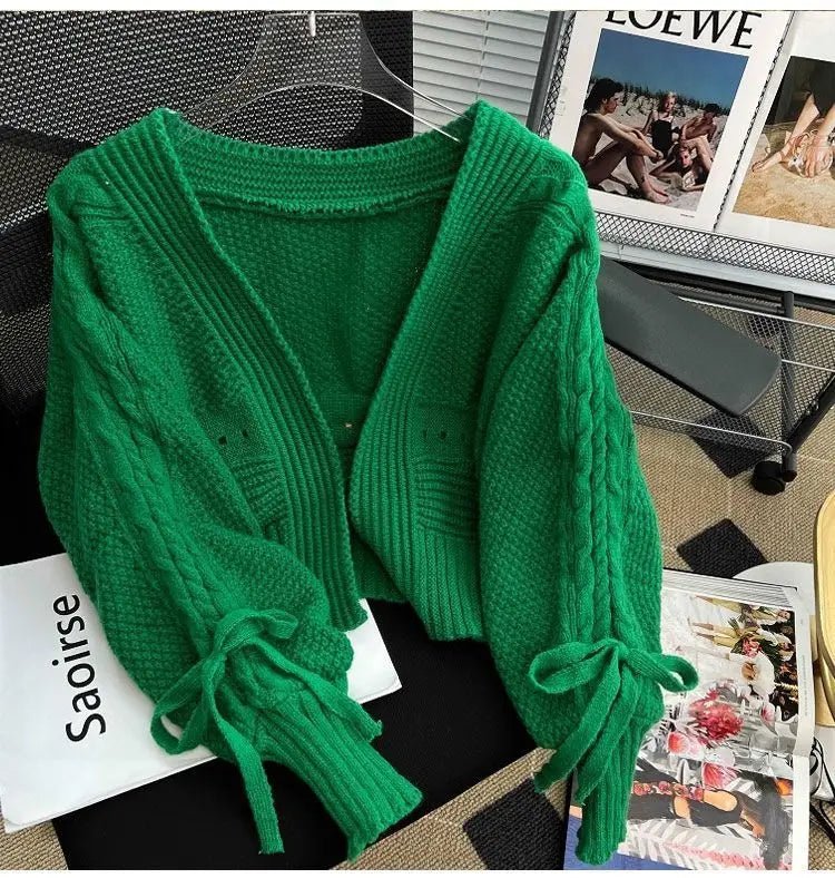 Casual Sweater Short Cardigan - Lunara shop