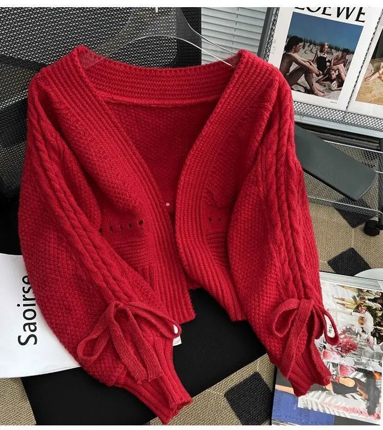 Casual Sweater Short Cardigan - Lunara shop