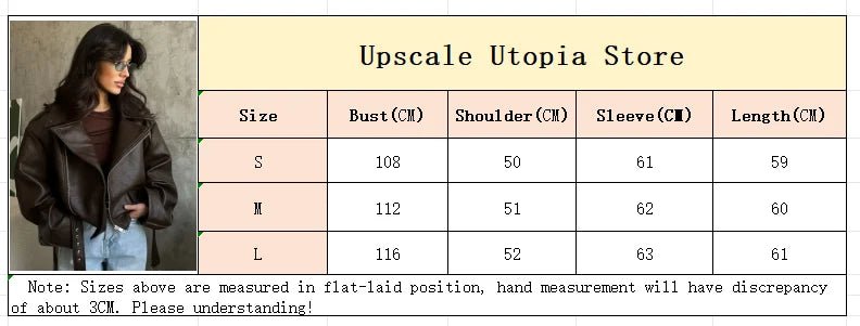 Casual Dark Zipper Leather Short Jacket Street Wear - Lunara shop