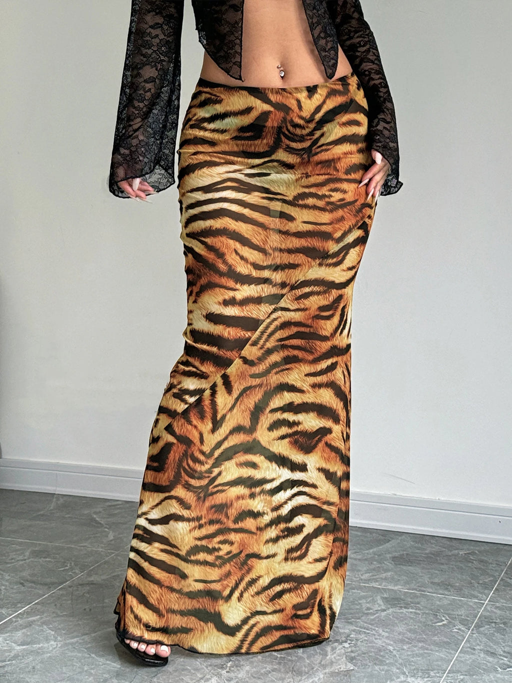 Sexy Elegant Skirt Leopard Printed