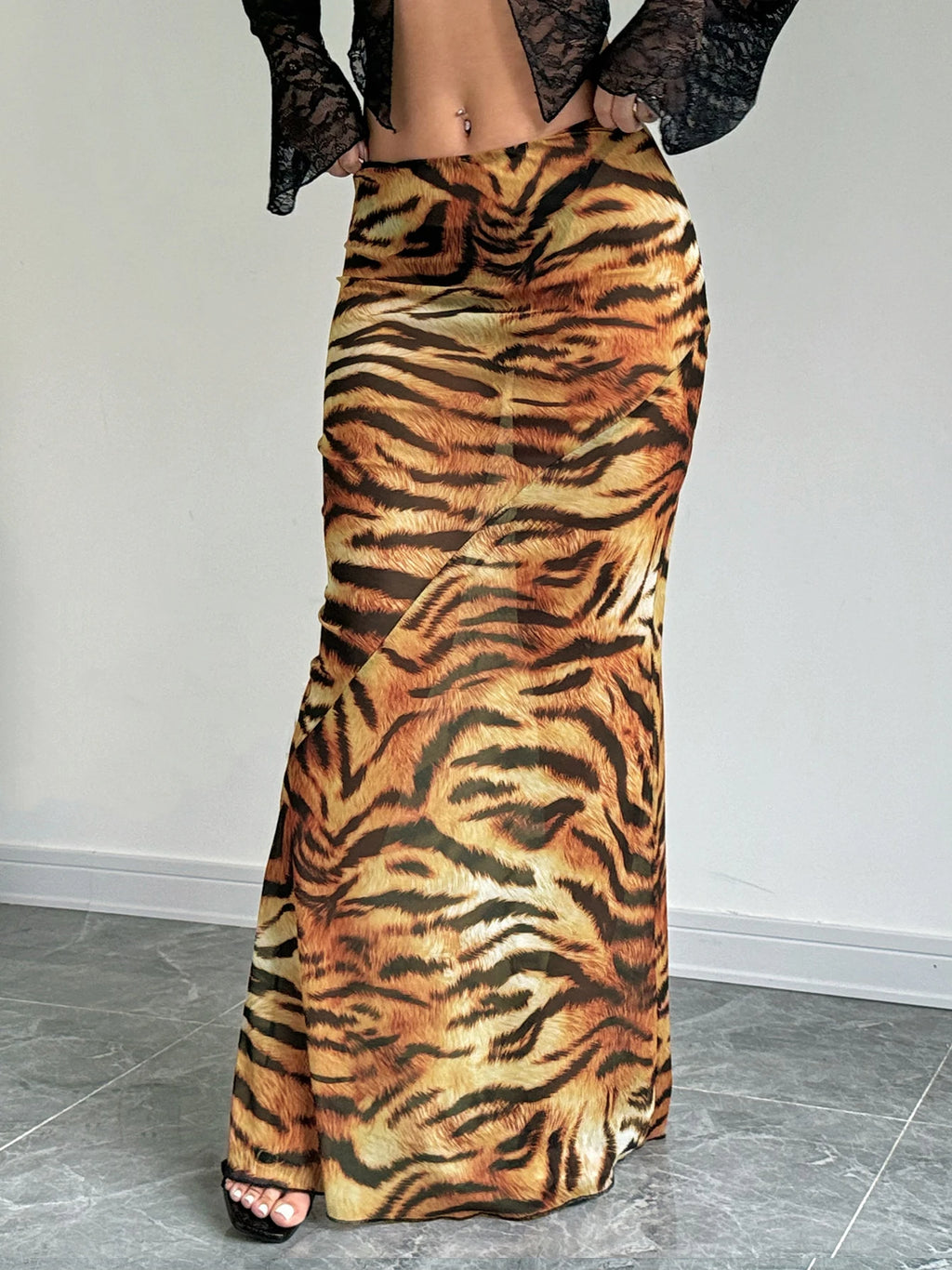 Sexy Elegant Skirt Leopard Printed