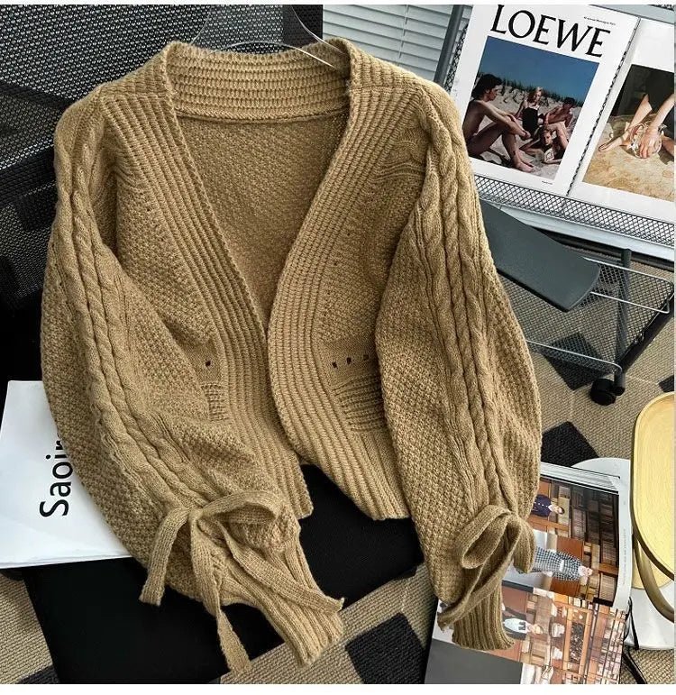 Casual Sweater Short Cardigan - Lunara shop