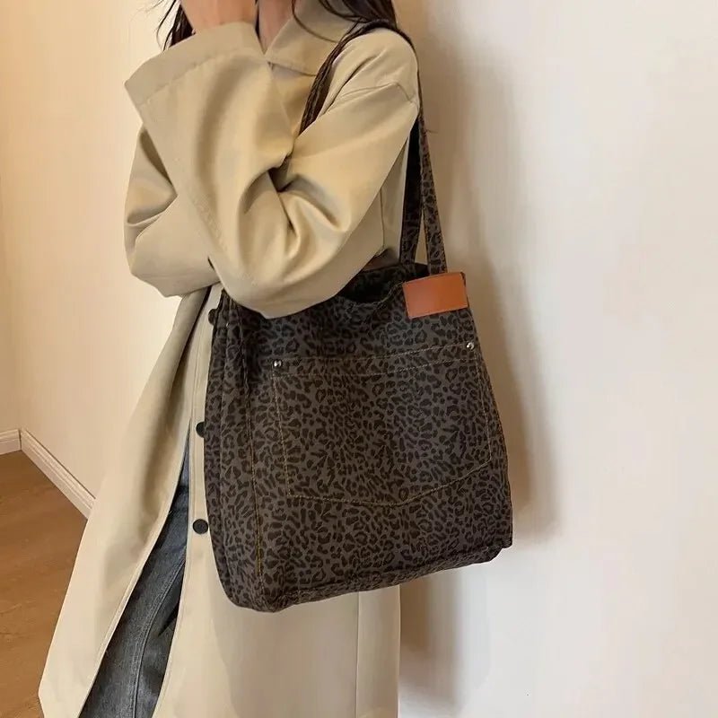 Leopard Vintage Bag - Lunara shop