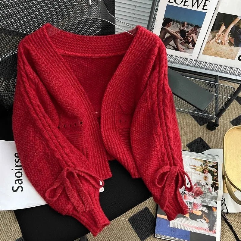 Casual Sweater Short Cardigan - Lunara shop