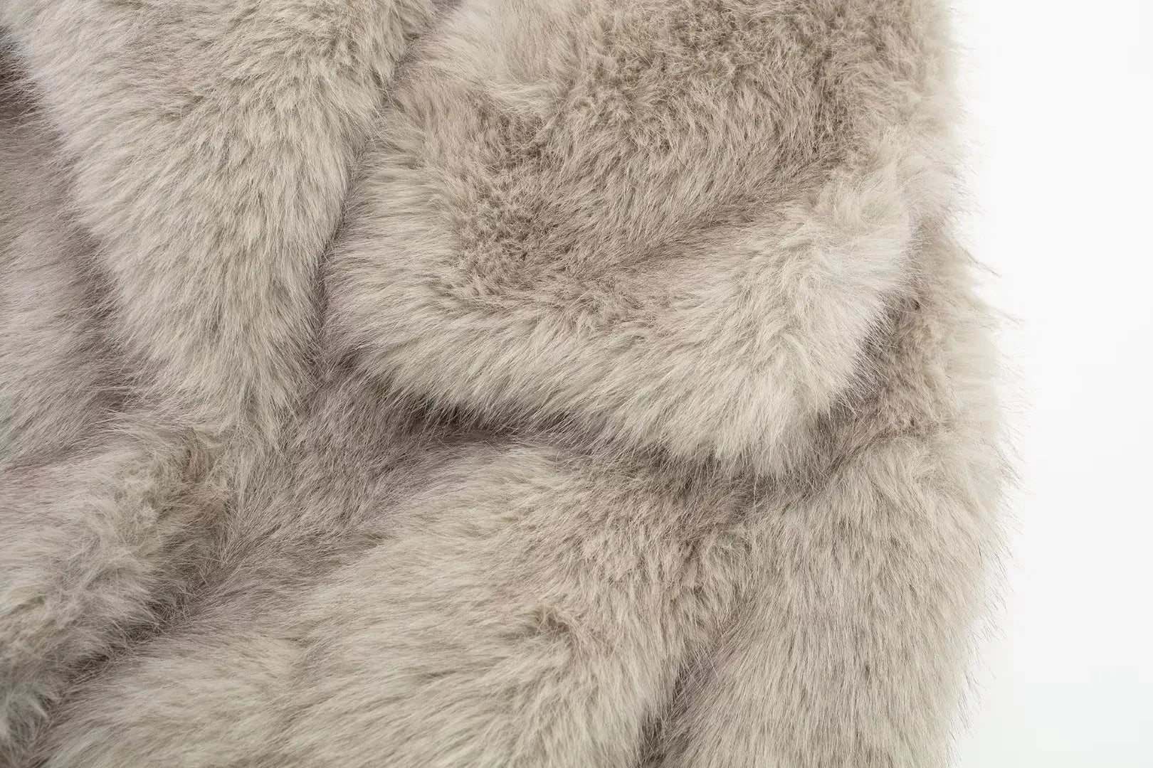 Elegant Faux Fur Coat Warm Fluffy - Lunara shop