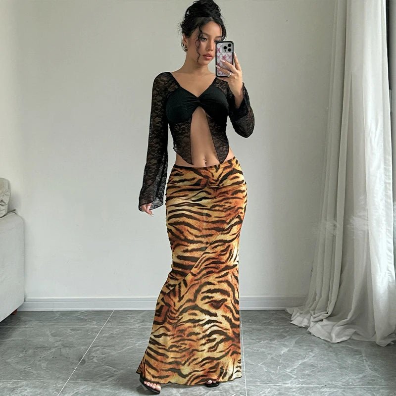 Sexy Elegant Skirt Leopard Printed - Lunara shop