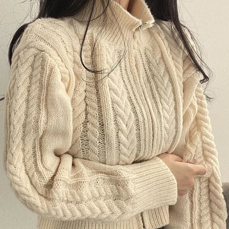 Top Cardigan Sweater Autumn Winter - Lunara shop