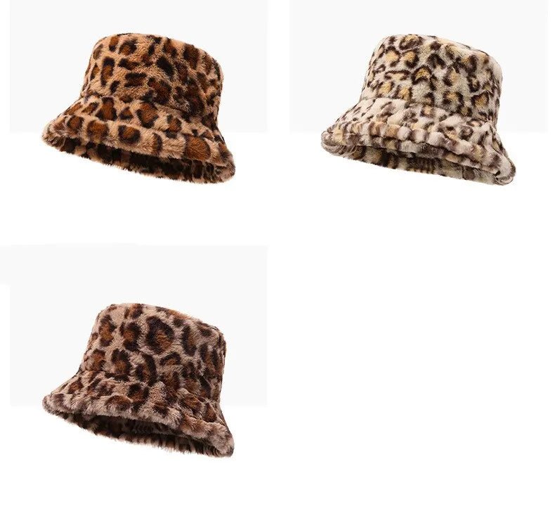 Hat Animal Print Bucket Hat - Lunara shop