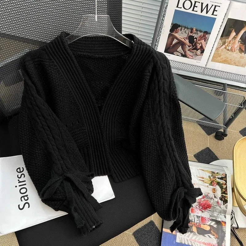 Casual Sweater Short Cardigan - Lunara shop