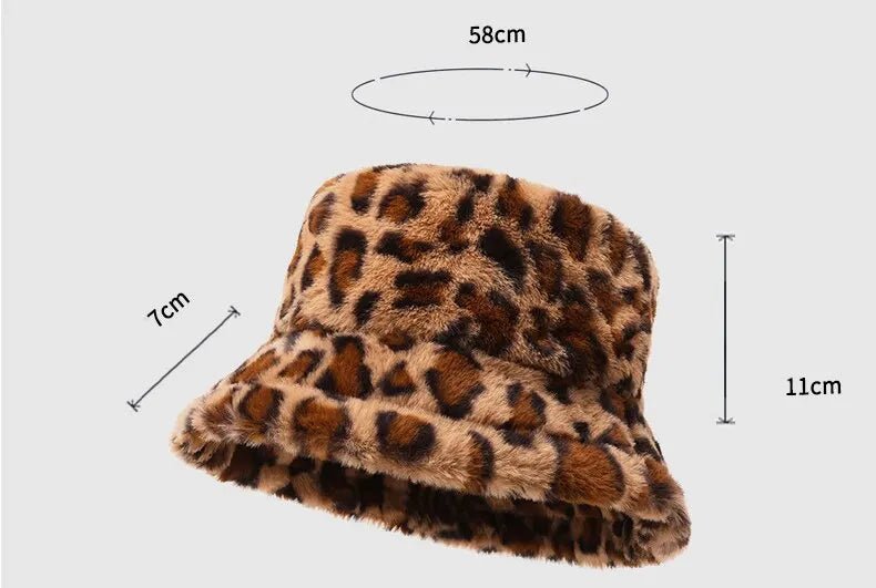Hat Animal Print Bucket Hat - Lunara shop