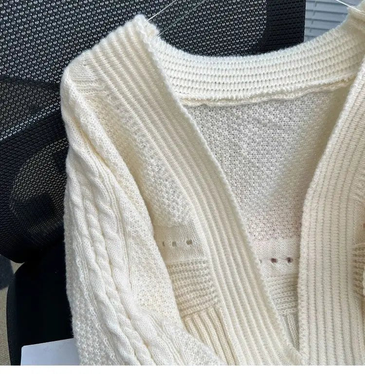 Casual Sweater Short Cardigan - Lunara shop