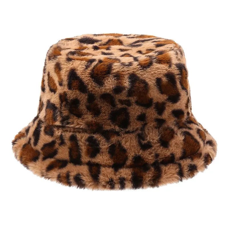 Hat Animal Print Bucket Hat - Lunara shop