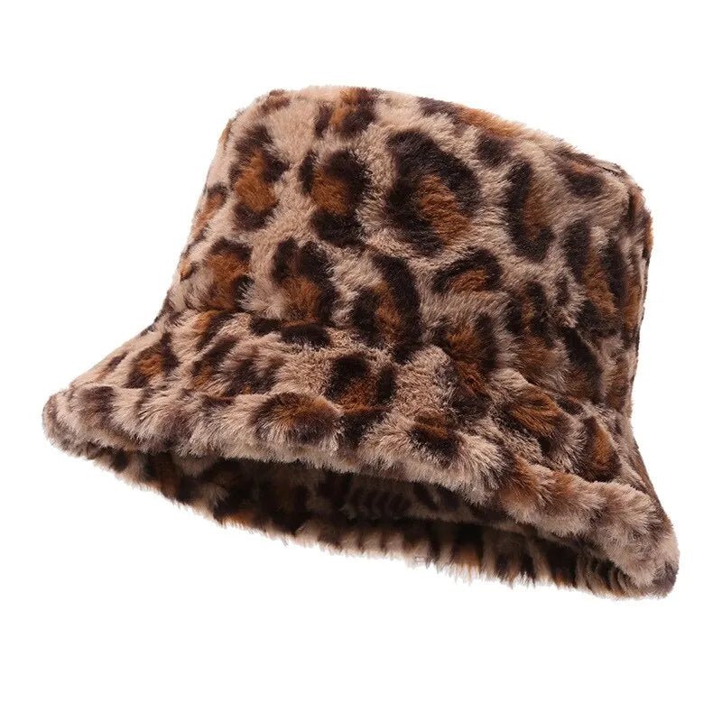 Hat Animal Print Bucket Hat - Lunara shop