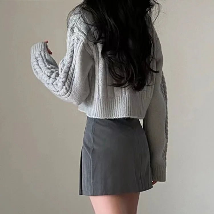 Top Cardigan Sweater Autumn Winter - Lunara shop