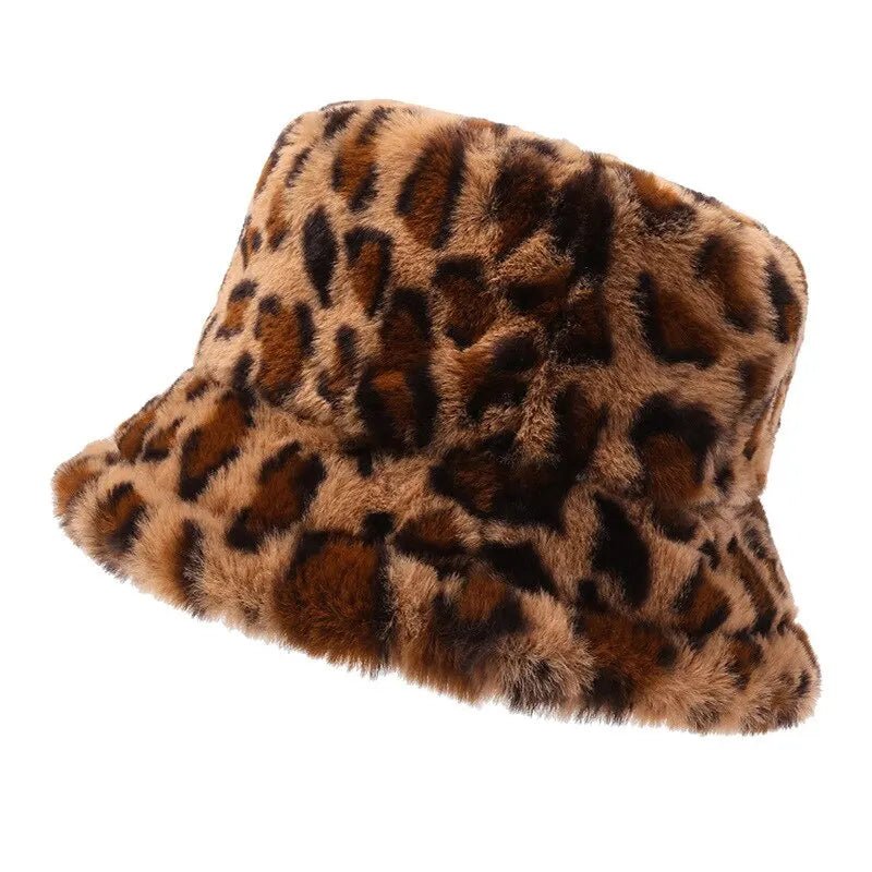 Hat Animal Print Bucket Hat - Lunara shop