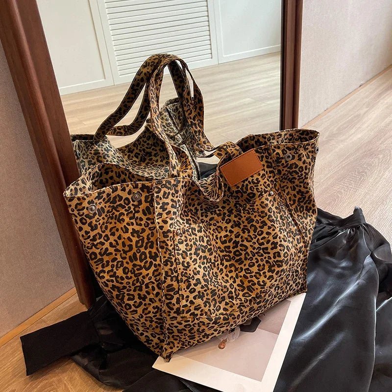 Leopard Vintage Bag - Lunara shop