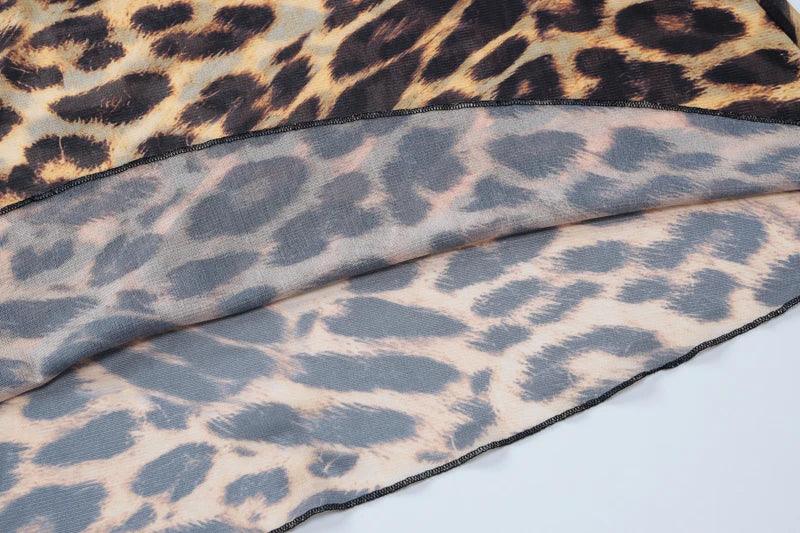 Sexy Elegant Skirt Leopard Printed