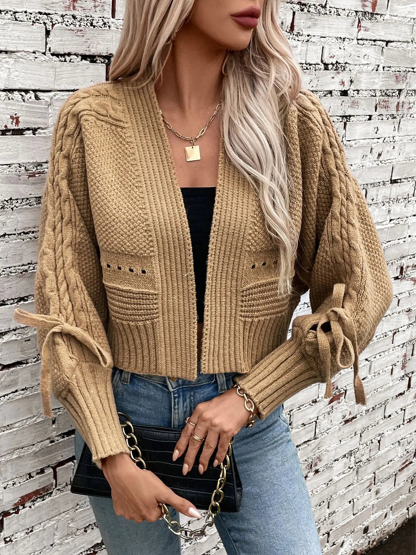 Casual Sweater Short Cardigan - Lunara shop