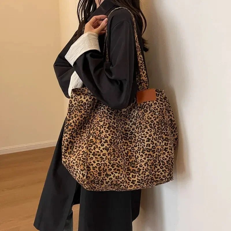 Leopard Vintage Bag - Lunara shop
